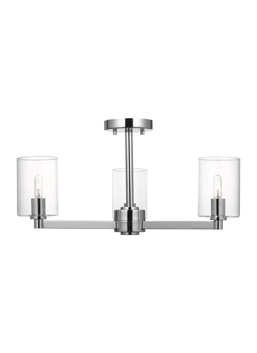 Fullton Three Light Semi-flush Mount | 7764203C-05