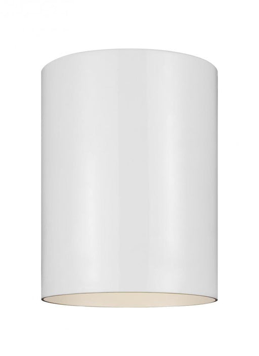 Visual Comfort & Co. Studio Collection Outdoor Cylinders Small LED Ceiling Flush Mount