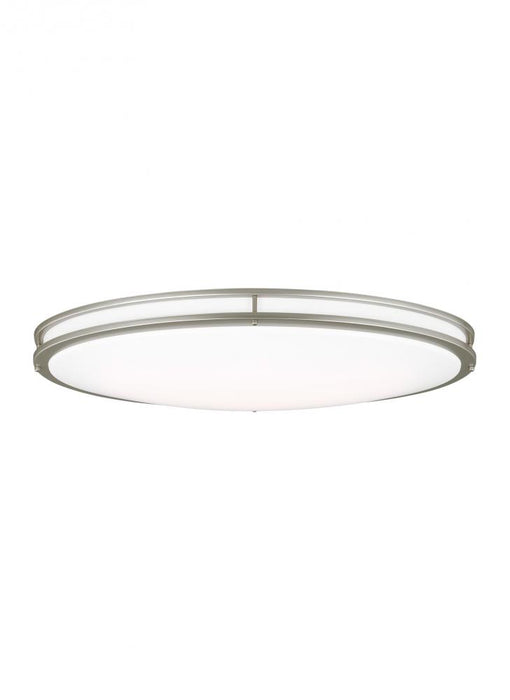 Generation Lighting Mahone traditional dimmable indoor large LED oval one-light flush mount ceiling fixture in a painted