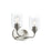 Ilia 2-light Bath Vanity With Clear Glass Shade | P300572-009