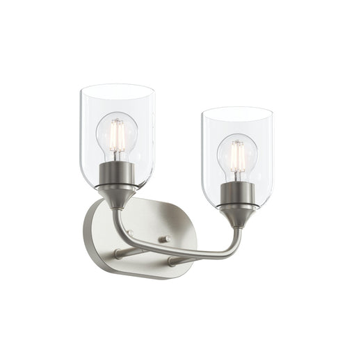 Ilia 2-light Bath Vanity With Clear Glass Shade | P300572-009