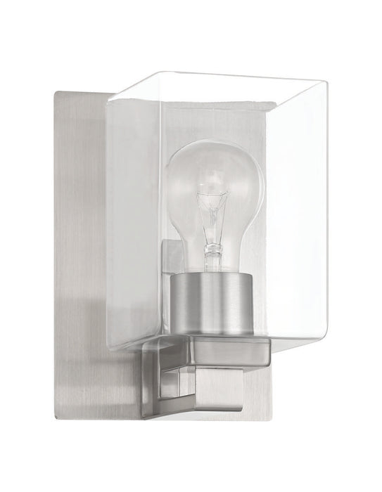 Craftmade McClane 1 Light Wall Sconce in Brushed Polished Nickel