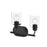 Reines Two-light Bath Vanity With Clear Glass Shades | P300566-31M