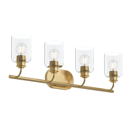 Reines Four-light Bath Vanity With Clear Glass Shades | P300568-191