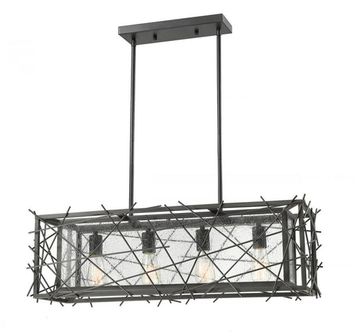 4 Light Linear Chandelier | 8000-4L-BRZ