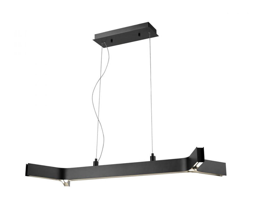 1 Light Linear Chandelier | 8002-42MB-LED