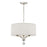 Crystorama Mirage 3 Light Polished Nickel Chandelier