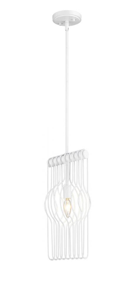 1 Light Pendant | 801MP-WH