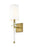 1 Light Wall Sconce | 803-1S-RB-WH