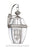 Generation Lighting Lancaster traditional 3-light outdoor exterior wall lantern sconce in antique brushed nickel silver