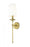 1 Light Wall Sconce | 807-1S-RB-WH