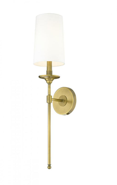 1 Light Wall Sconce | 807-1S-RB-WH