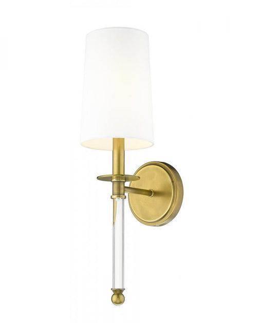 1 Light Wall Sconce | 808-1S-RB-WH