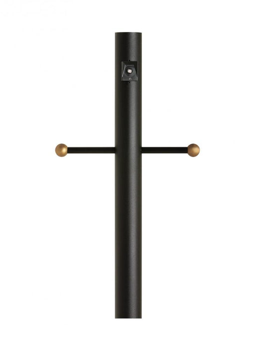 Generation Lighting Outdoor Posts traditional -light outdoor exterior aluminum post with ladder rest and photo cell in b