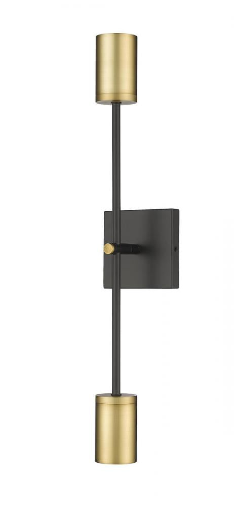 2 Light Wall Sconce | 814-2S-MB-OBR