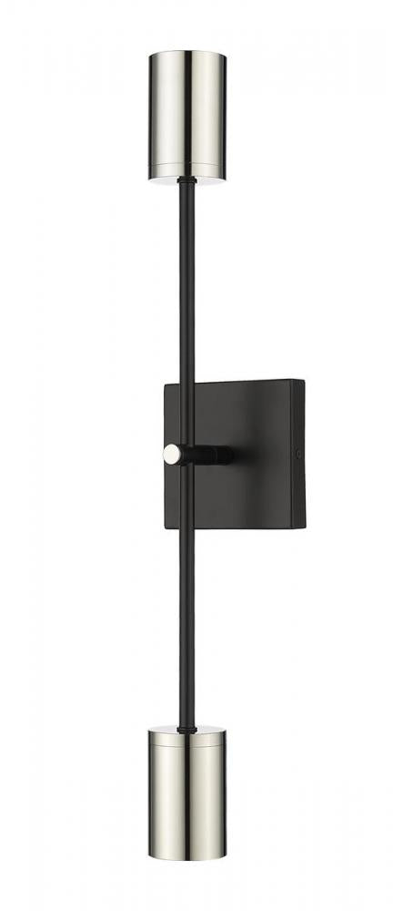 2 Light Wall Sconce | 814-2S-MB-PN