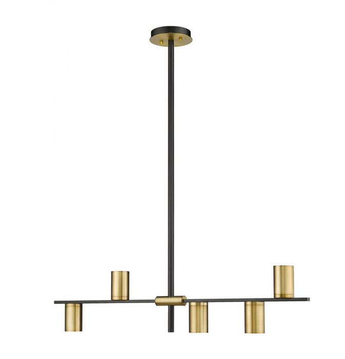 5 Light Linear Chandelier | 814-5L-MB-OBR