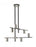 6 Light Chandelier | 814-6MB-PN