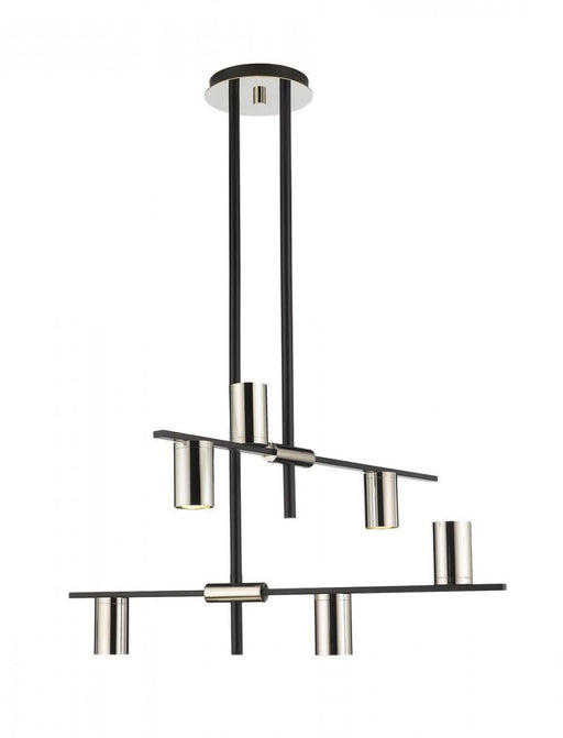 6 Light Chandelier | 814-6MB-PN
