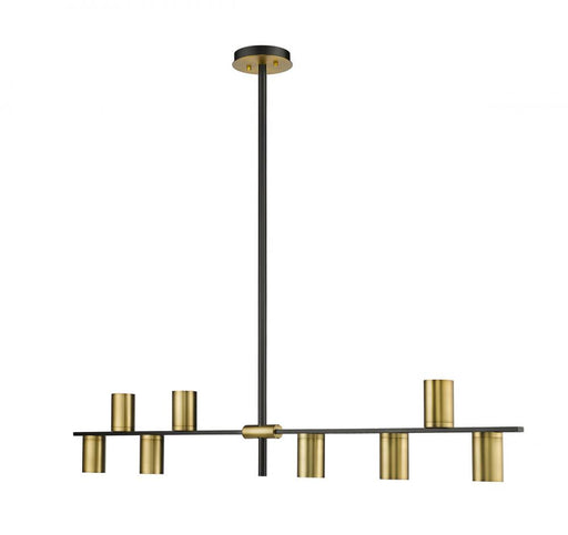 8 Light Linear Chandelier | 814-8L-MB-OBR