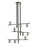 9 Light Chandelier | 814-9MB-PN