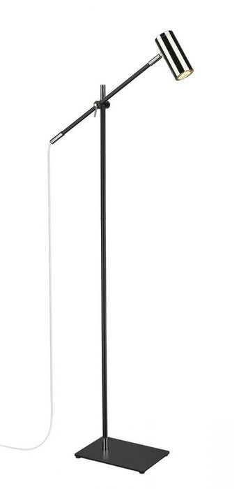 1 Light Floor Lamp | 814FL-MB-PN