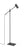 1 Light Floor Lamp | 814FL-MB