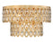 9 Light Flush Mount | 822F20-HB