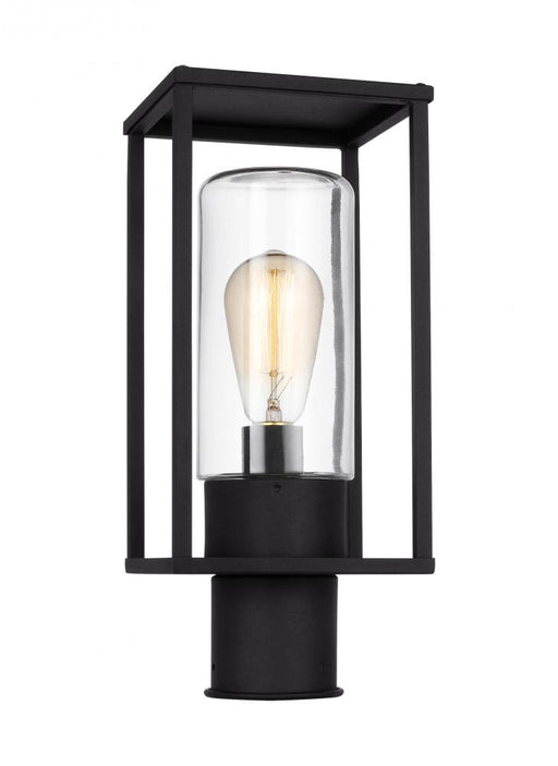 Vado Transitional 1-light Led Outdoor Exterior Post Lantern In Black Finish With Clear Glass Shade | 8231101EN7-12