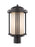 Crowell Contemporary 1-light Outdoor Exterior Post Lantern In Antique Bronze Finish With Creme Parch | 8247901-71