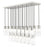 23 Light Linear Chandelier | 824P-23L-BN
