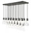 23 Light Linear Chandelier | 824P-23L-MB