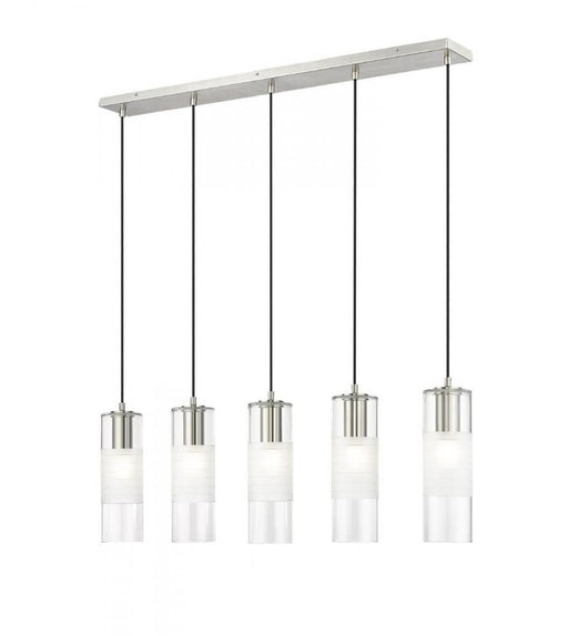 5 Light Linear Chandelier | 824P-5L-BN