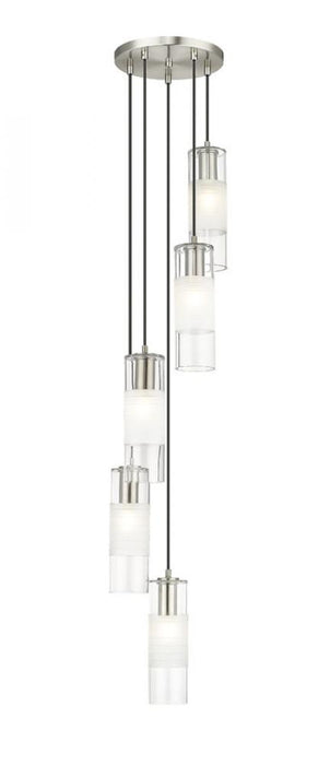 5 Light Chandelier | 824P-5R-BN