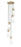 5 Light Chandelier | 824P-5R-MGLD