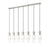 7 Light Linear Chandelier | 824P-7L-BN