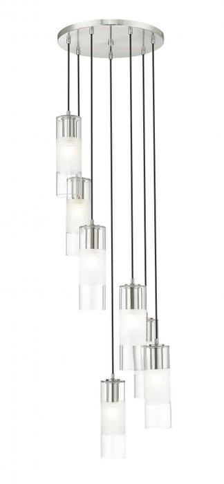 7 Light Chandelier | 824P-7R-BN