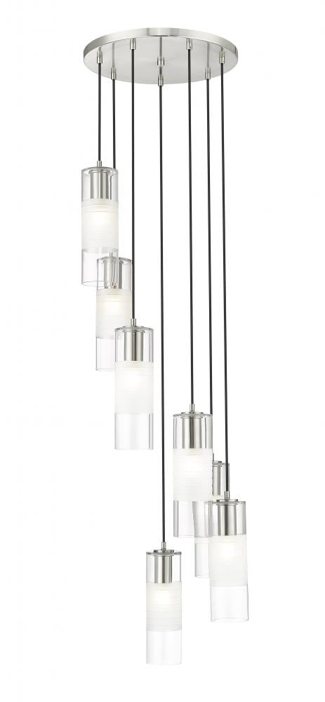 7 Light Chandelier | 824P-7R-BN