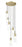 7 Light Chandelier | 824P-7R-MGLD