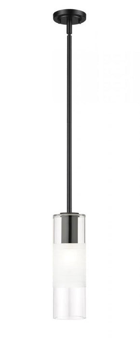 1 Light  Pendant | 824P-ROD-MB