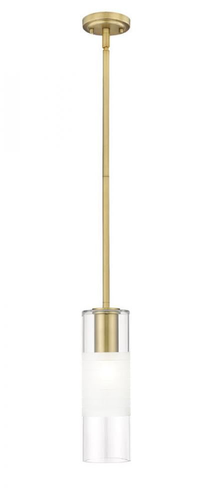 1 Light  Pendant | 824P-ROD-MGLD