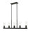 5 Light Linear Chandelier | 826-5L-MB