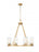 8 Light Chandelier | 826-8MGLD