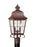 Chatham Two Light Outdoor Post Lantern | 8262-44