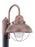 Generation Lighting Sebring transitional 1-light outdoor exterior post lantern in weathered copper finish with clear see