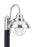 Generation Lighting Sebring transitional 1-light LED outdoor exterior post lantern in brushed stainless silver finish wi | 8269EN3-98