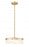 1 Light Pendant | 827P13-MGLD-LED