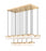 17 Light Linear Chandelier | 827P6-17L-MGLD-LED