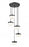 5 Light Chandelier | 827P6-5R-MB-LED