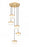 5 Light Chandelier | 827P6-5R-MGLD-LED